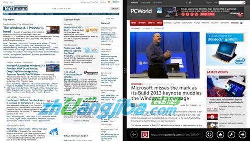 Windows 8.1多屏显示效果